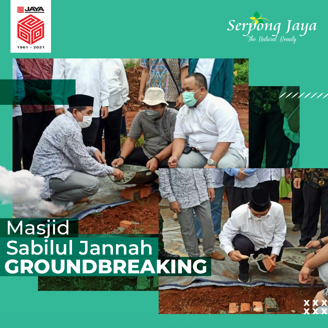 Ceremonial Groundbreaking Masjid Sabilul Jannah Serpong Jaya