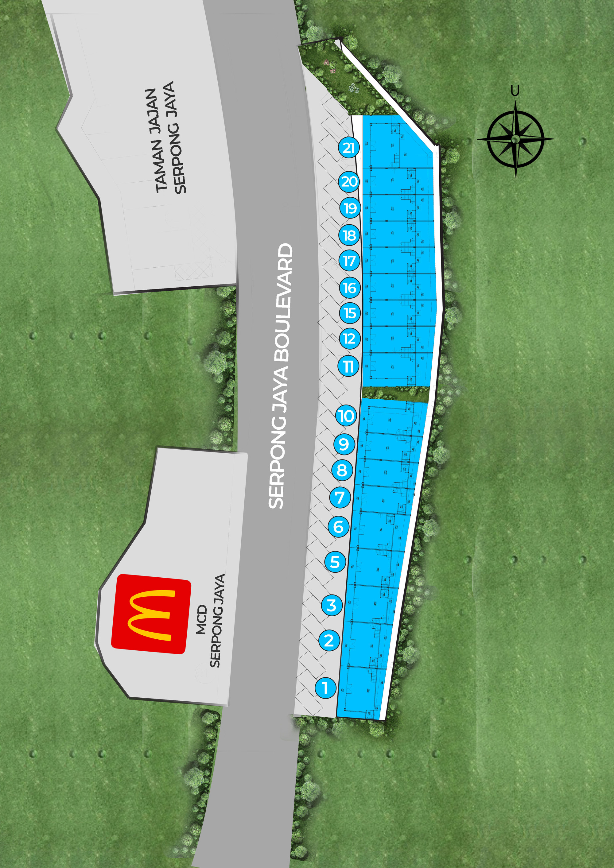 Site Plan Ruko Avenue