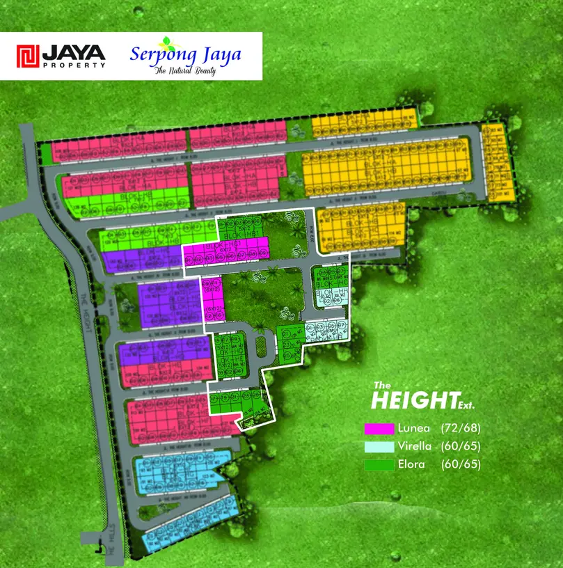 Siteplan The Height ext