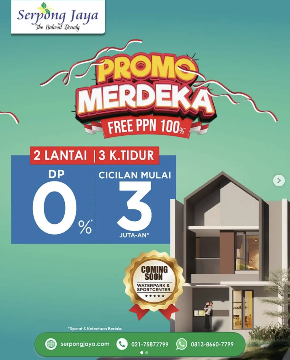 Promo Merdeka Free PPN 100%
