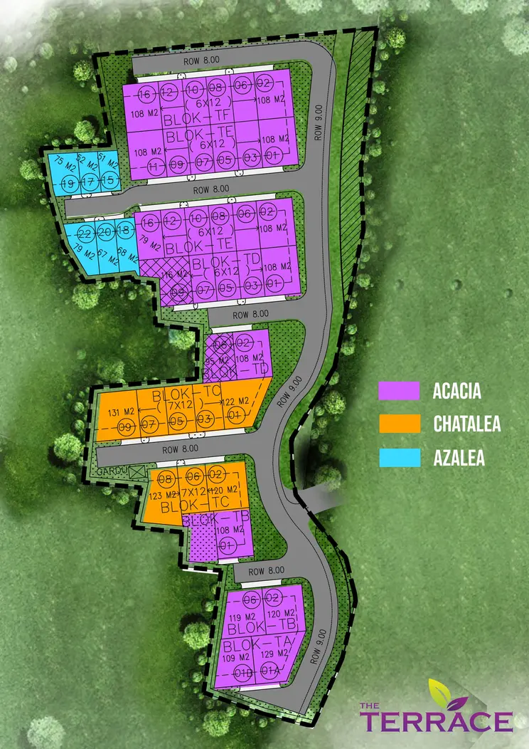 Siteplan The Terrace