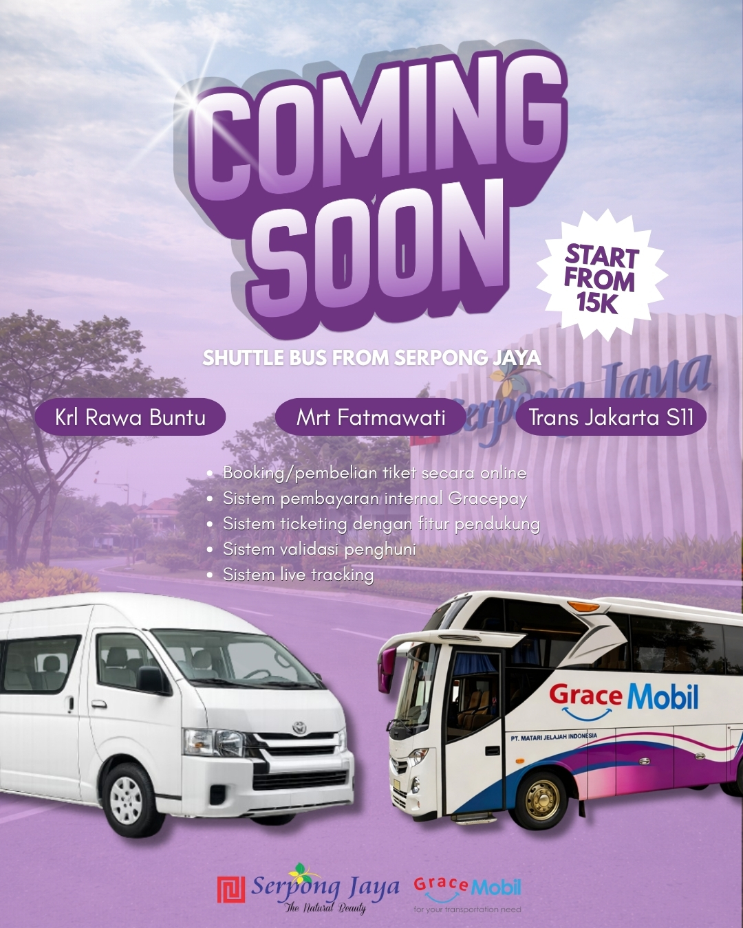 Shuttle Bus Serpong Jaya (Coming Soon)