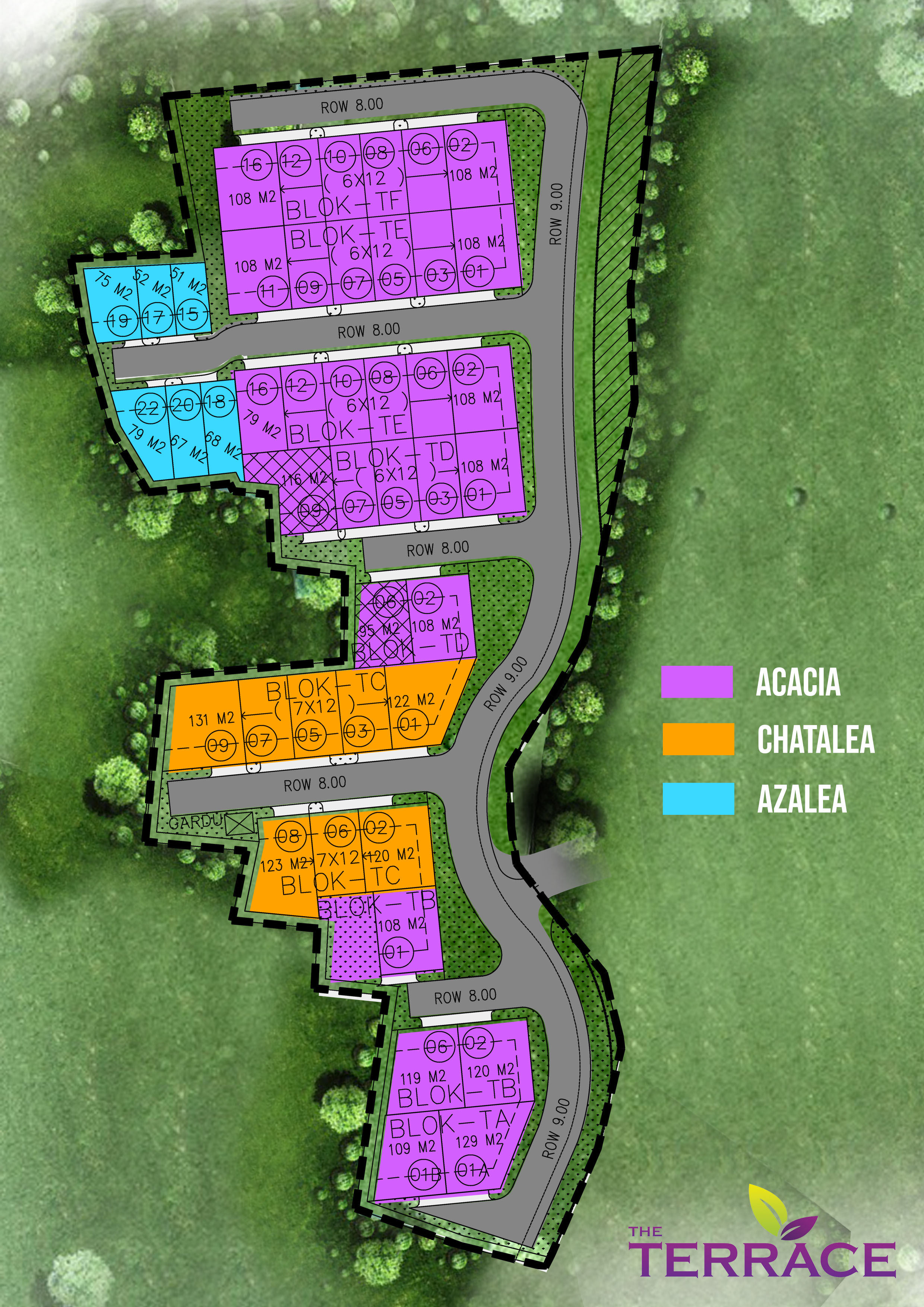 Siteplan The Terrace