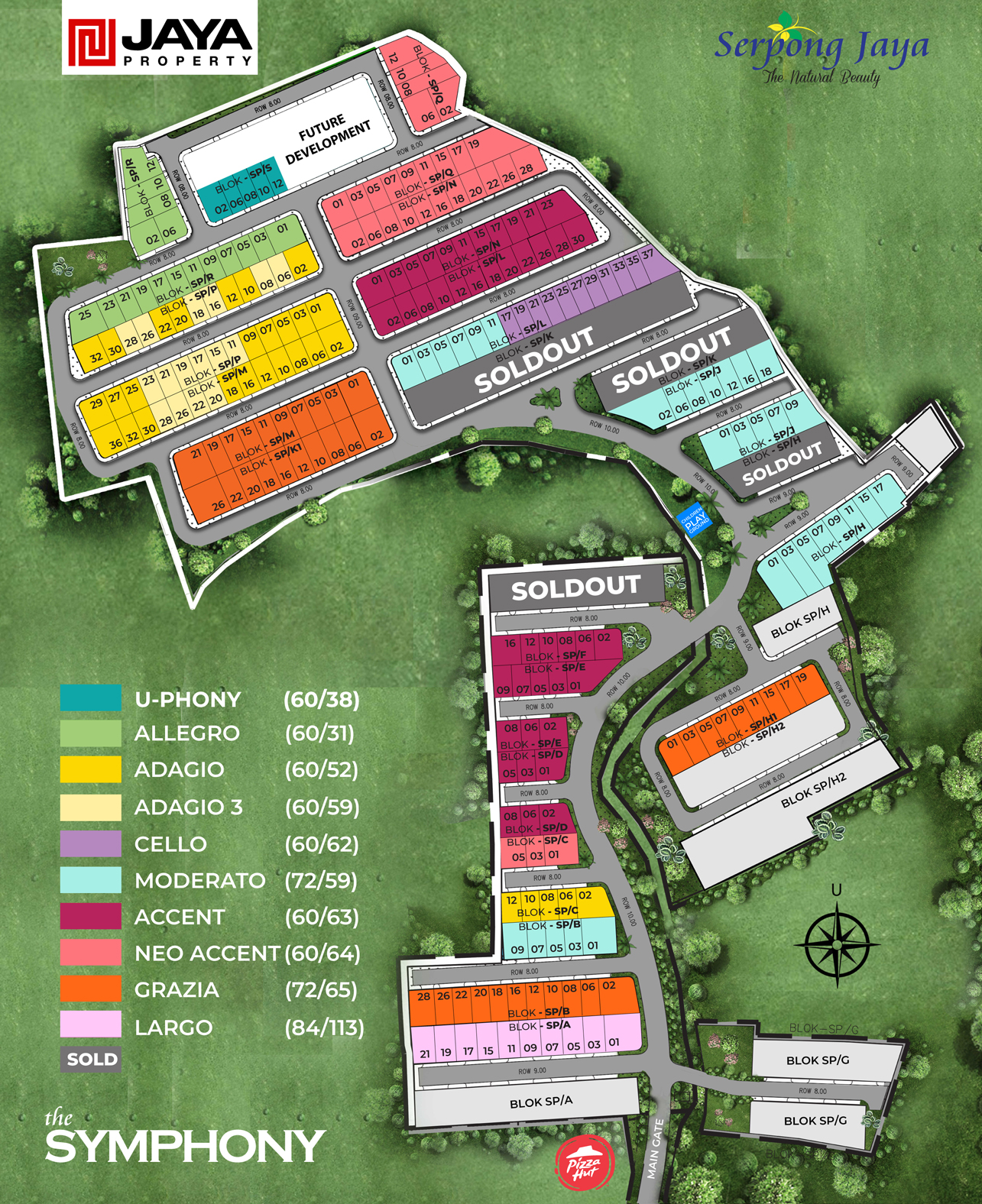 Siteplan The Symphony